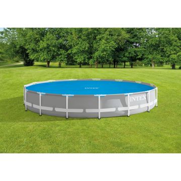 Lona de burbujas para piscinas desmontables 120 micrones 4,57 m Intex