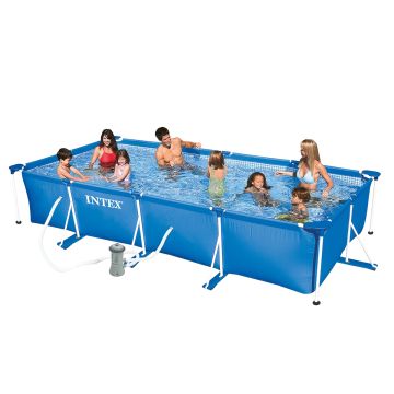 Piscina desmontable tubular Metal Frame Junior 3 x 2 x 0,75 m Intex