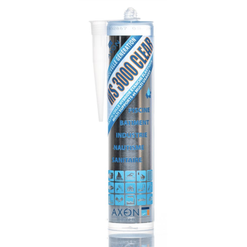 Mástic adhesivo MS 3000 Pro transparente