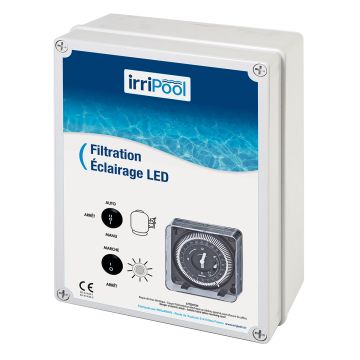Cofre de filtración y iluminación LED Irripool