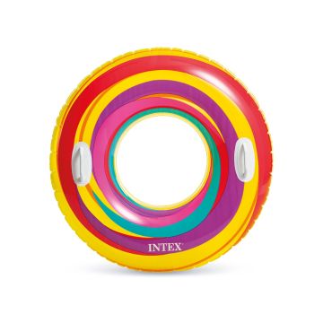 Flotador inflable tubo espiral Intex
