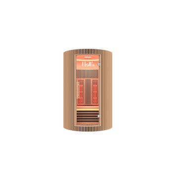 Sauna infrarrojo tradicional Moon para 2 personas