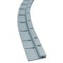 Barra colgada de PVC horizontal forma libre