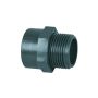 Conector macho Ø63/roscado 50/60
