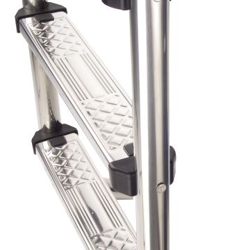 Escalera de inox de 4 peldaños
