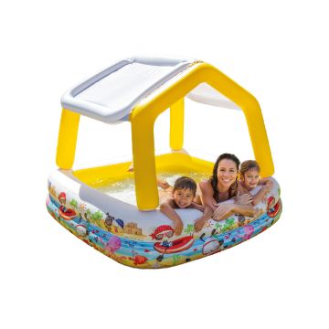 Piscinette sombrilla Aqua Intex