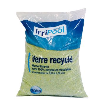 Masa filtrante de vidrio reciclado Irripool