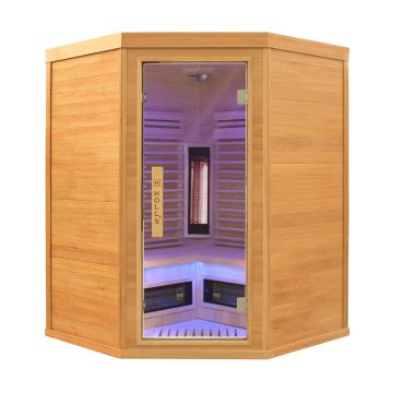 Sauna de infrarrojos de esquina Pure Wave 3-4 plazas