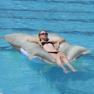 Cojín gigante flotante Summer Chill - Gris