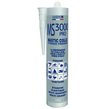 Mástic adhesivo MS 3000 Pro gris