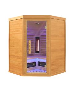 Sauna de infrarrojos de esquina Pure Wave 3-4 plazas