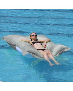 Cojín gigante flotante Summer Chill - Gris
