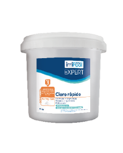 Cloro de choque para piscina 5 kg Irripiscina Expert – pastillas de 20 g de disolución rápida