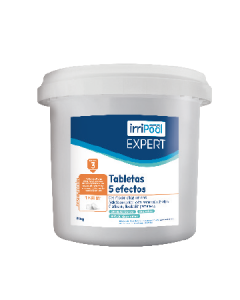 Cloro multifunción para piscina 5 kg Irripiscina Expert – tabletas de 250 g todo en uno