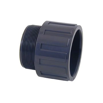 Conector macho Ø63/roscado 50/60