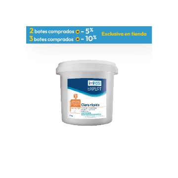 Cloro de choque para piscina 5 kg Irripiscina Expert