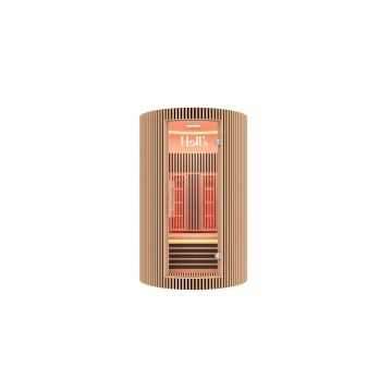 Sauna infrarrojo tradicional Moon para 2 personas
