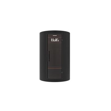 Sauna infrarrojo tradicional Moon para 2 personas - NEGRO