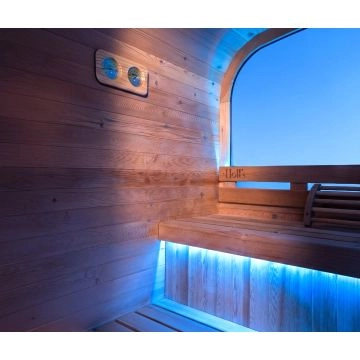Cabina de sauna infrarrojo Hestia para 4 personas