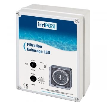 Cofre de filtración de piscina 2x50W irripiscina