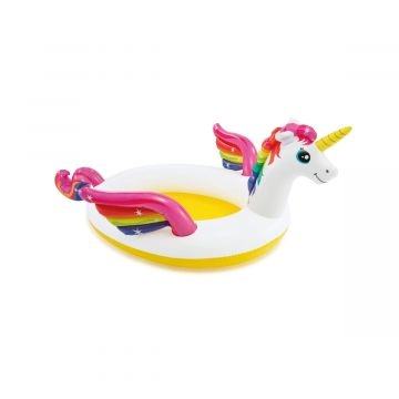 Zona de chapoteo unicornio Intex