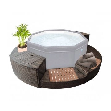 Mobiliario de 5 módulos para spa Octopus