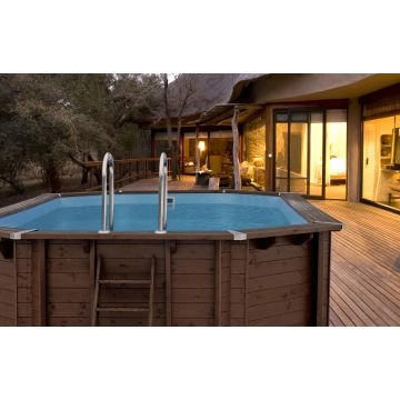 Piscina elevada de madera octogonal SEA BREEZE