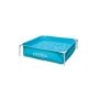 Piscineta tubular cuadrada azul Intex 122 x 122 x 30 cm