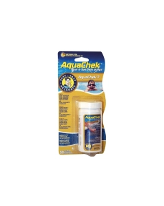 AquaChek 7 pruebas tiras (Cloro x2, pH, bromo, alcalinidad, dureza TH, estabilizador).