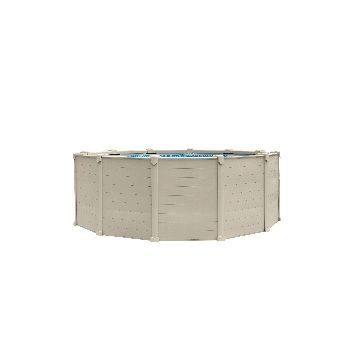 Piscina desmontable Graphit latte 3.81x1.24