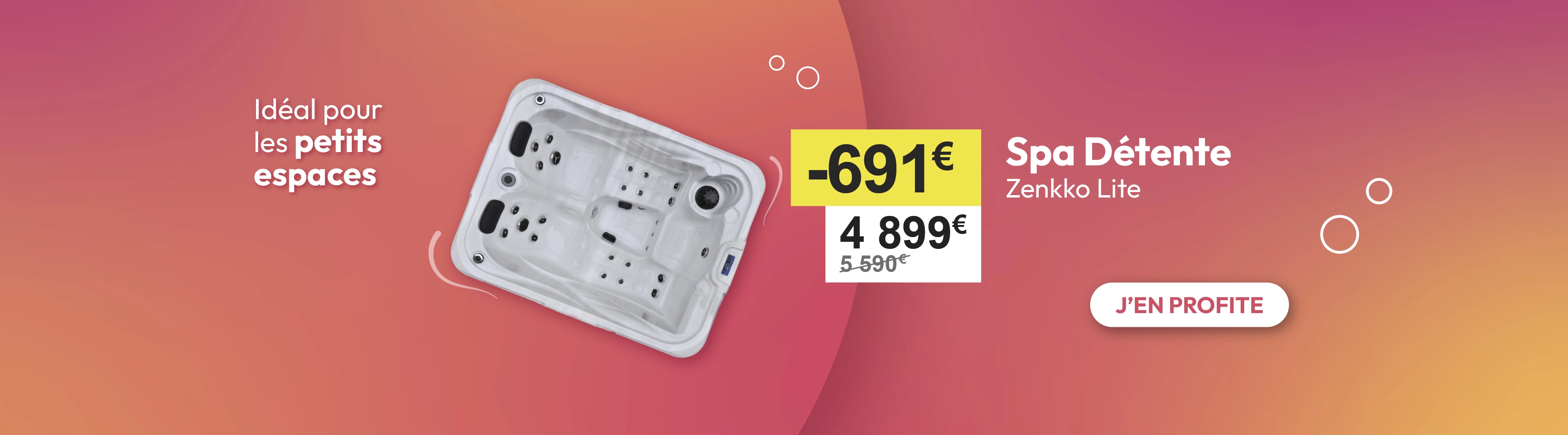 spa zenkko lite vendu par irripiscine idéal pour petits espaces